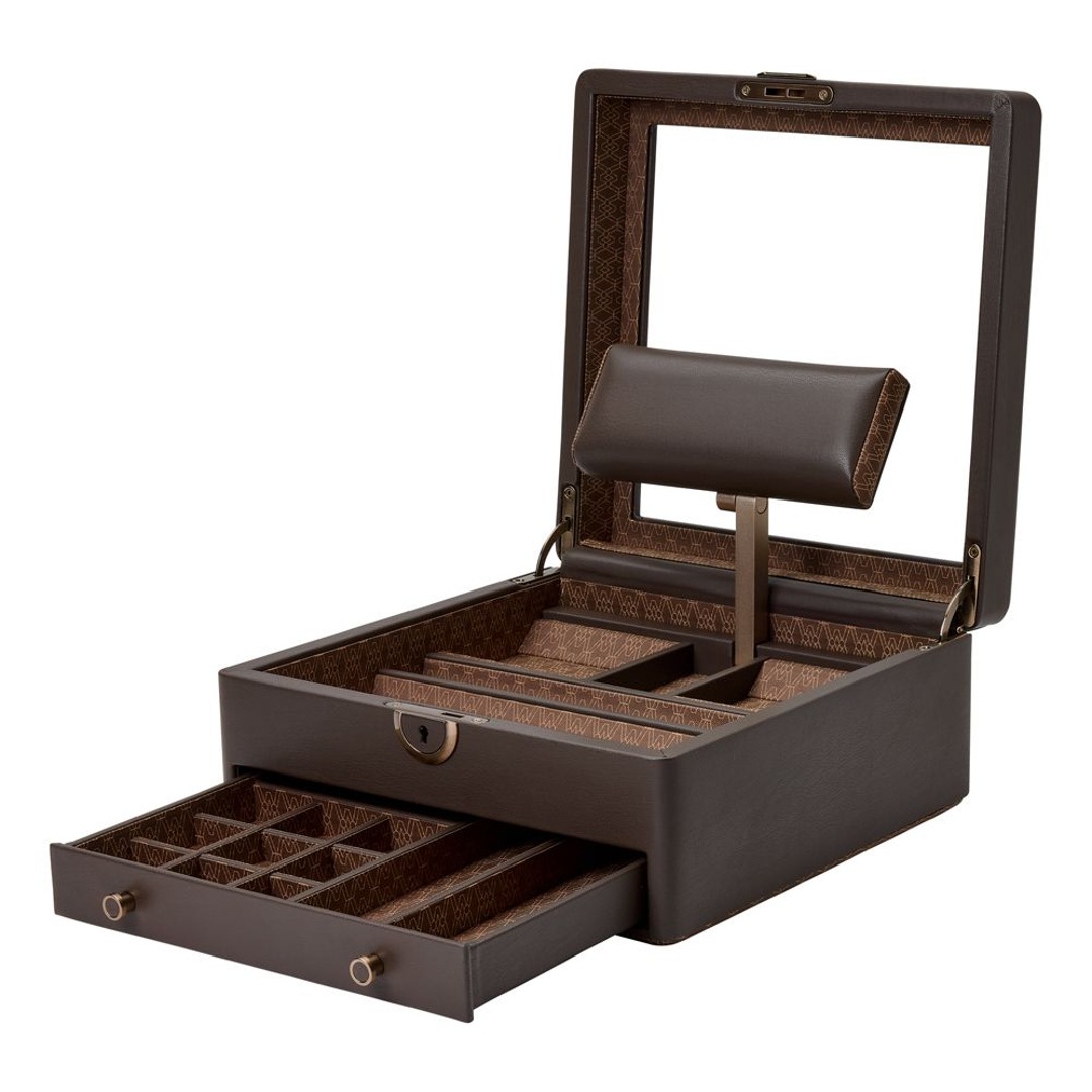 Wolf 1834 Earth Uhren- und Schmuckbox Coffee