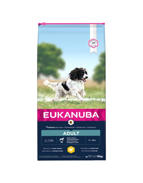 Eukanuba Active Adult Medium Breed Kip - Hondenvoer