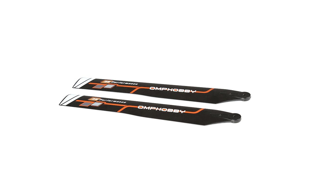 Hauptrotorblätter Orange M1 EvoErsatzteil für OMP M1 Evo Heli