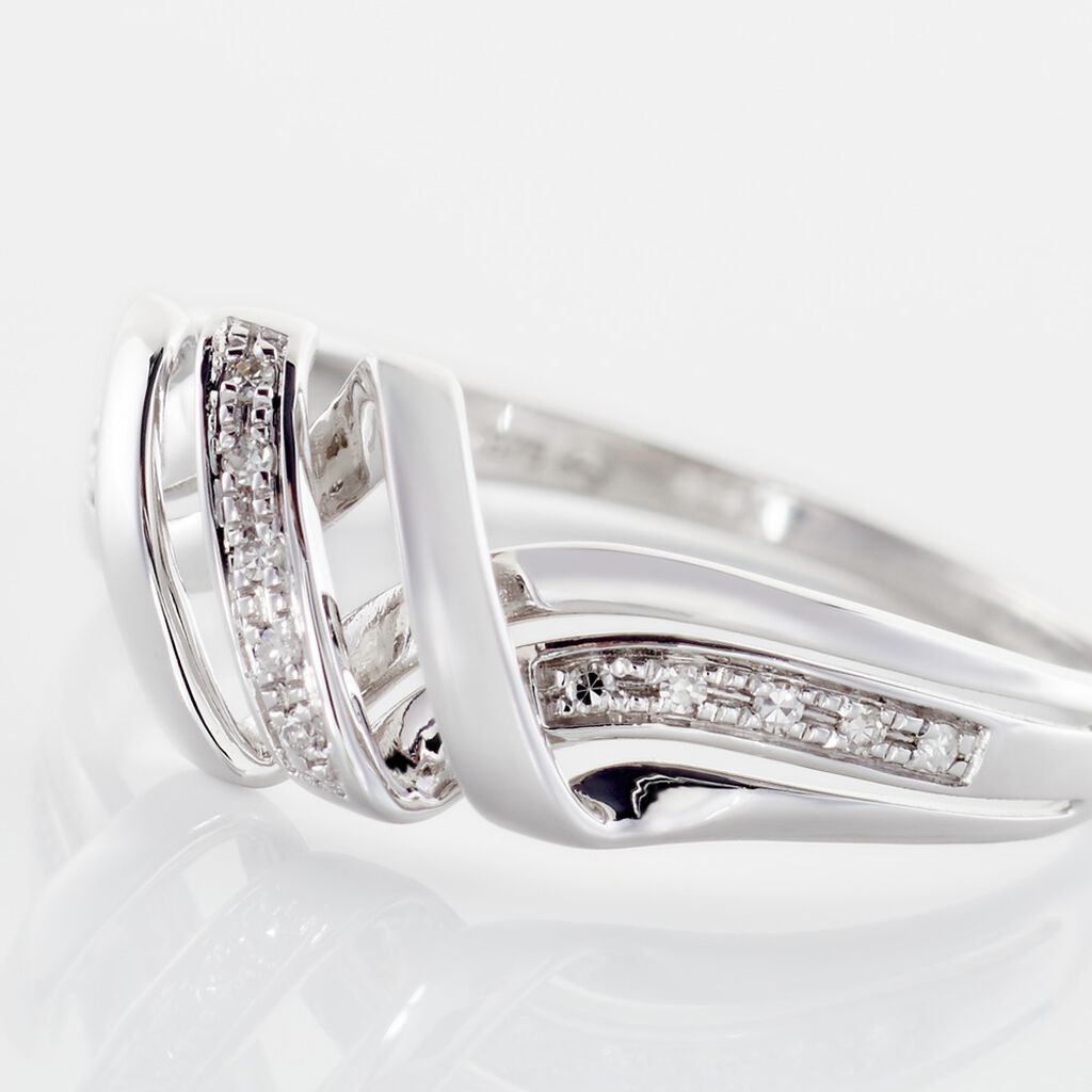 Bague Or Blanc Rosalane Diamants