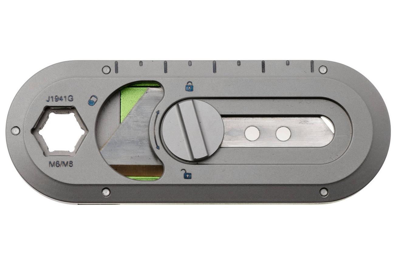 CJRB Breeze J1941G-GN Grey Titanium, Green Aluminium, utility zakmes