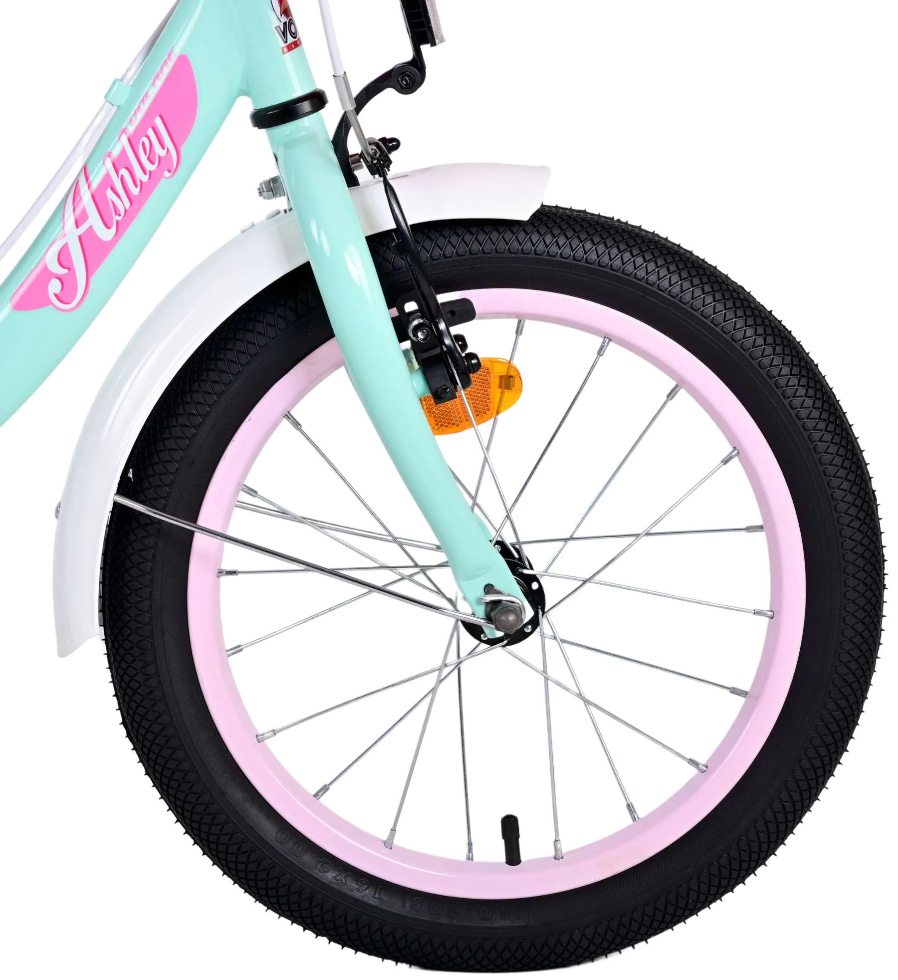TPFSports Ashley Kinderfahrrad - Mädchen - 16 Zoll - Rücktritt + Handbremse - Rosa