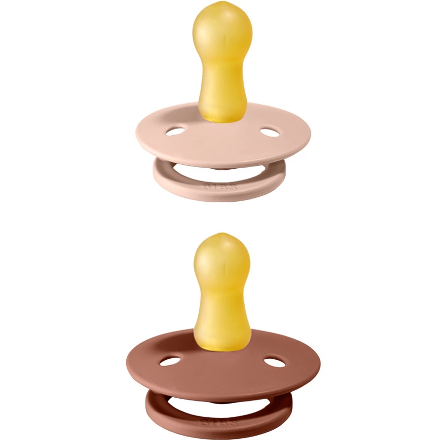 BIBS® Schnuller Colour Blush  Woodchuck 0-6 Monate, 2 Stk.