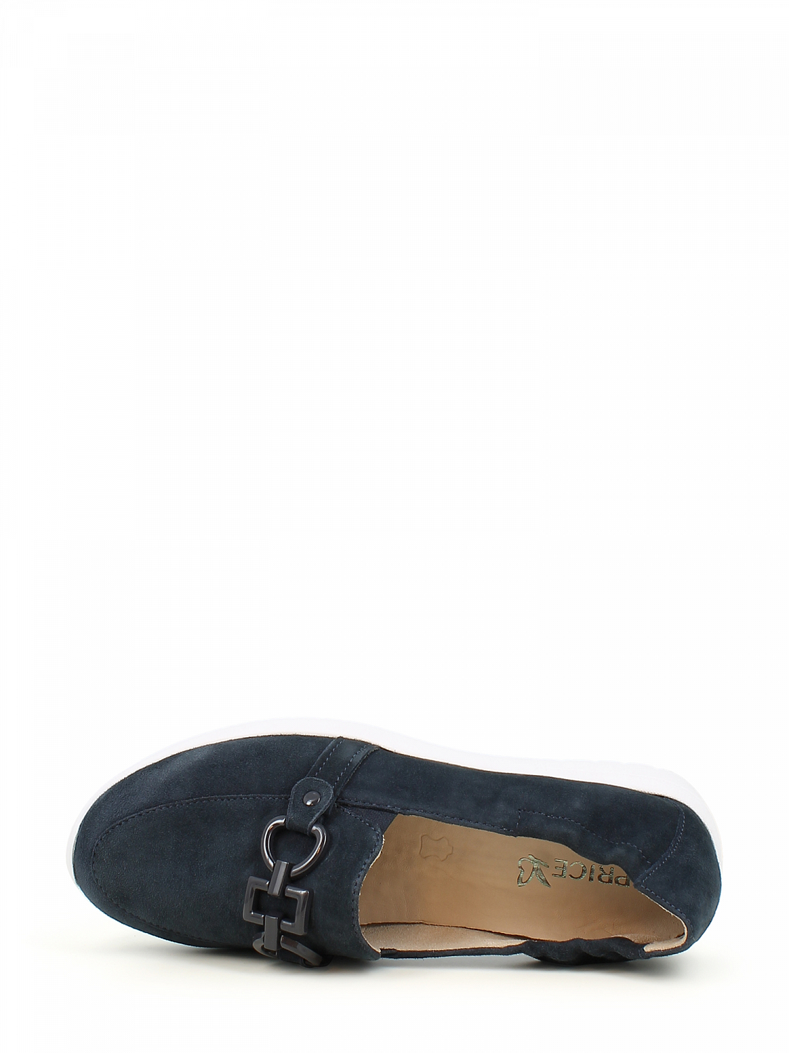 Caprice Navy Leather Loafer