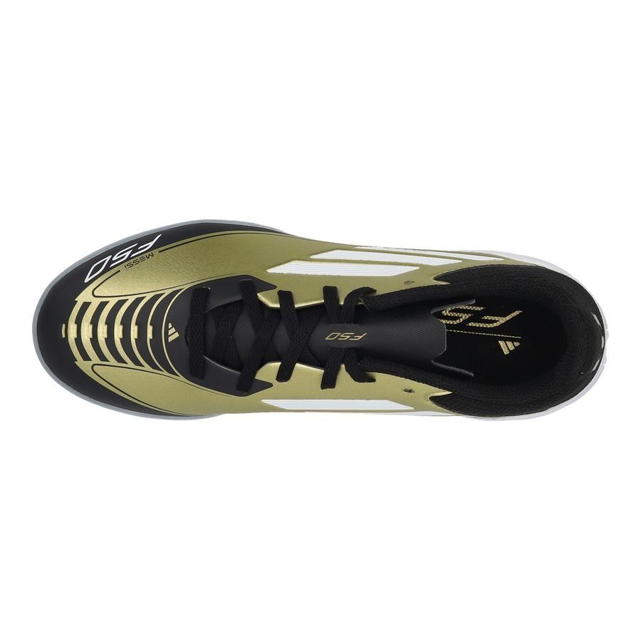 adidas F50 Messi League TF Triunfo Dorado - Doré/Blanc/Noir Enfant