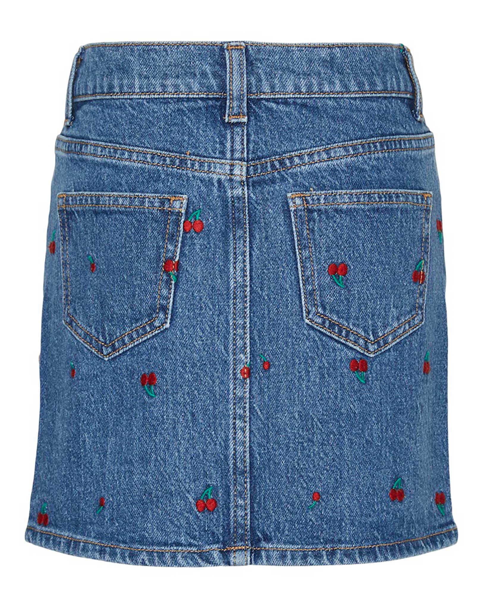 Jeans-Rock VMLINE KIRSCHEN in medium blue denim