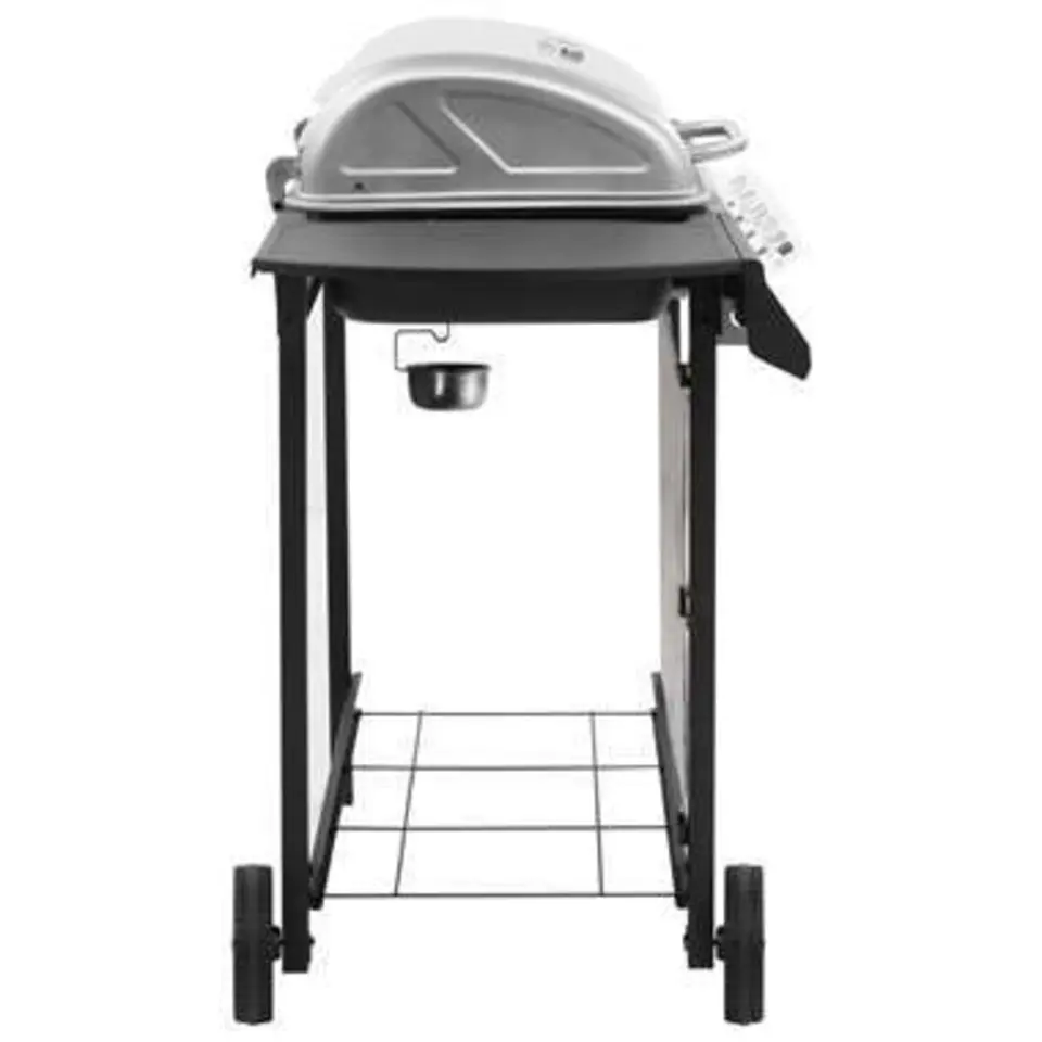 vidaXL - Gasbarbecue-grill - Zilver - Staal