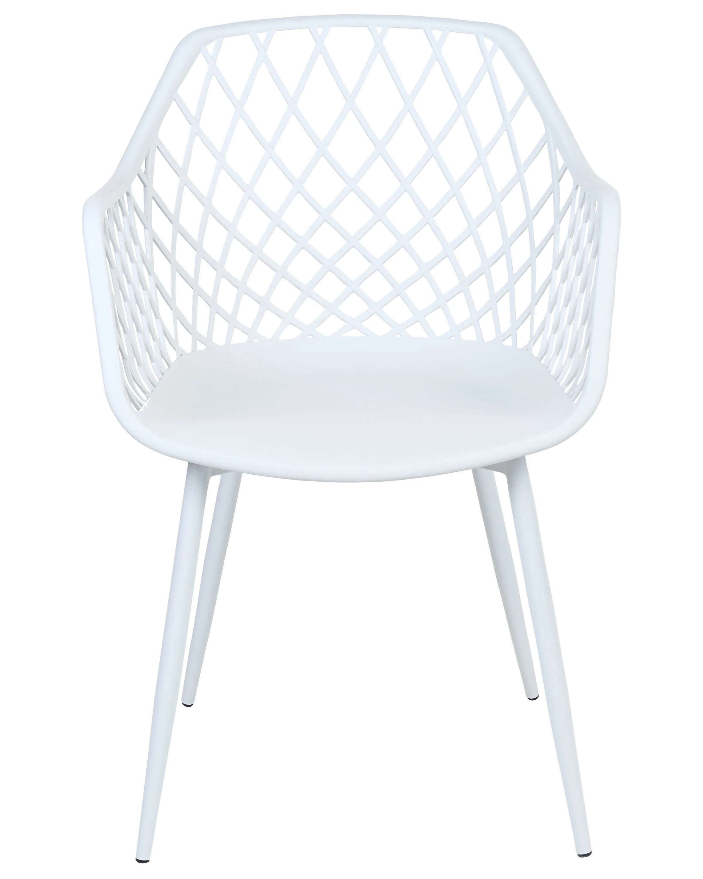 Set van 2 eetkamerstoelen NASHUA II Wit