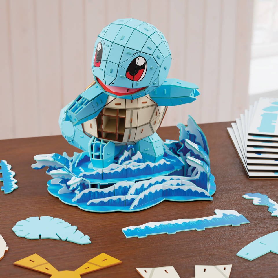 Pokemon Squirtle 4D bouwpuzzel modelbouwset