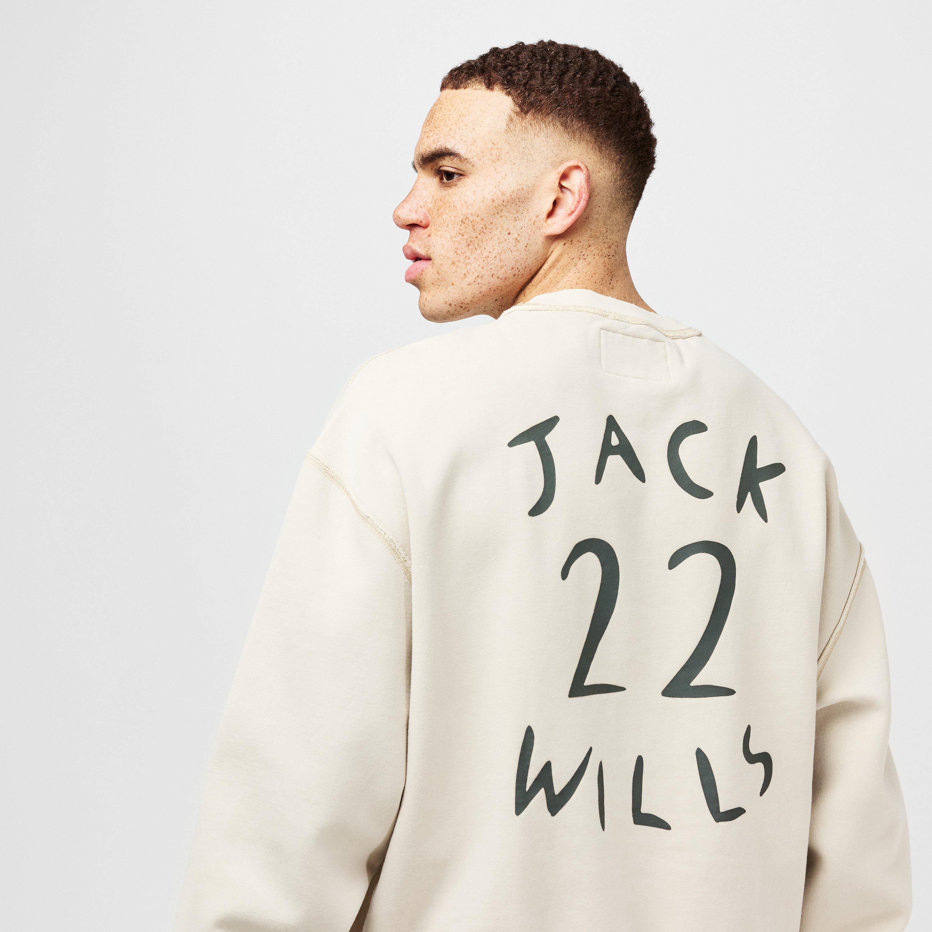 Jack Wills JW Worn Well Crew Sweater Mens