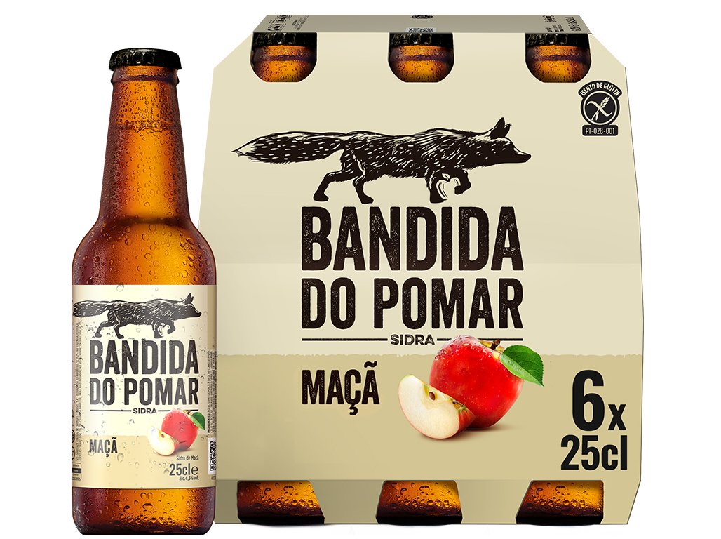 SIDRA BANDIDA DO POMAR MAÇÃ 6X0.25L