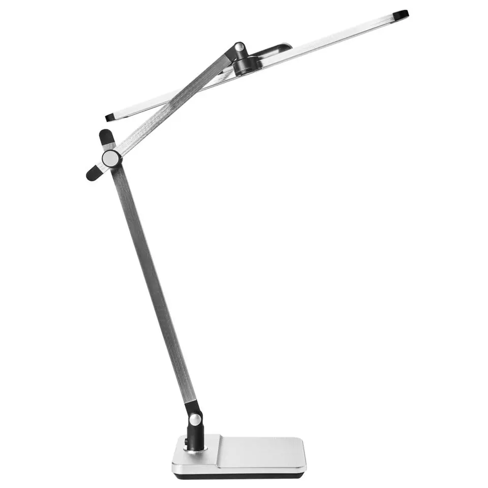 SERPENS - Bureaulamp LED - Zilver - Synthetisch materiaal