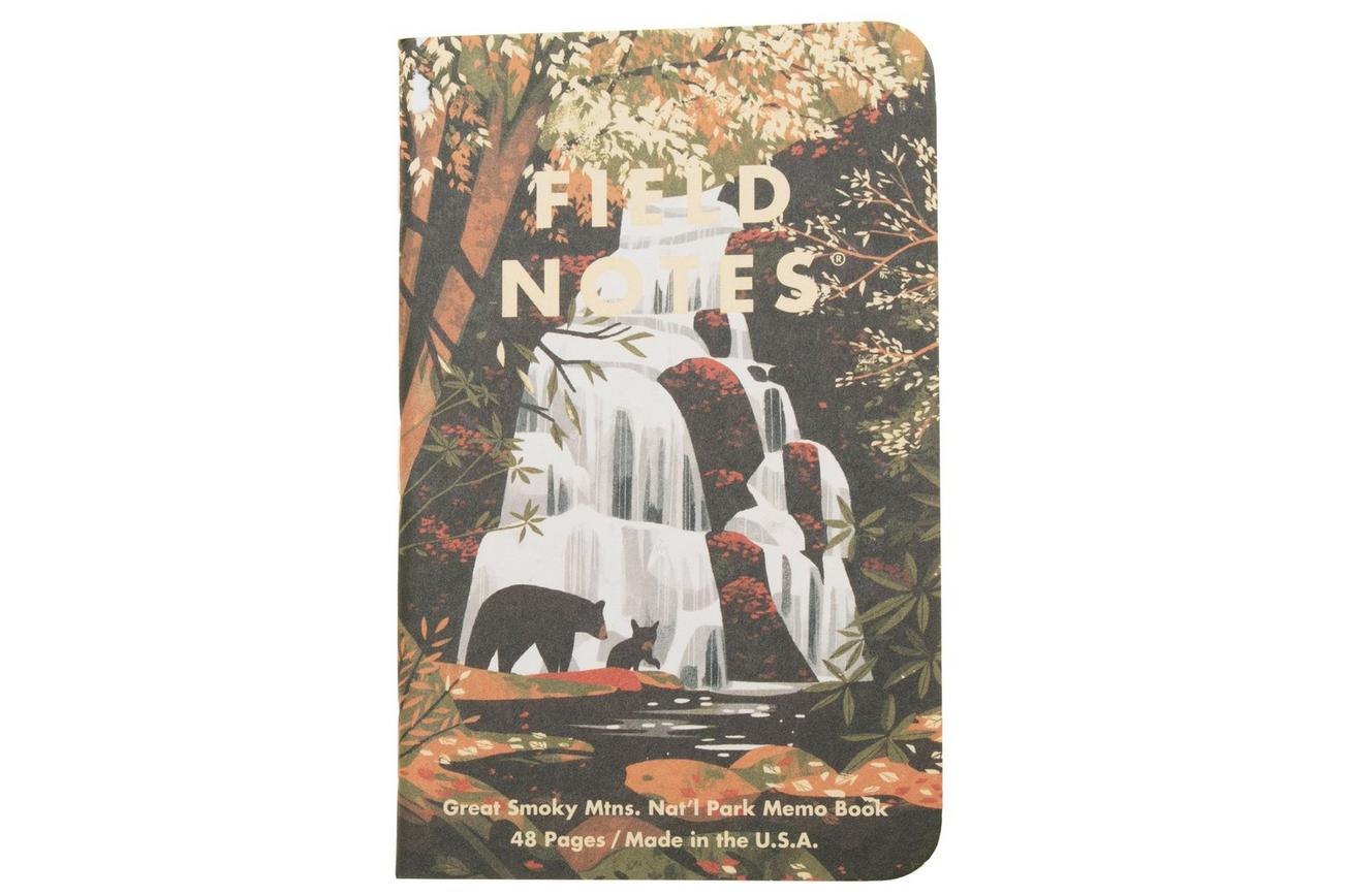 Field Notes National Parks FNC-43c Graph 3-Pack C Rocky Mountain Great Smoky Mountains Yellowstone, notitieboekjes