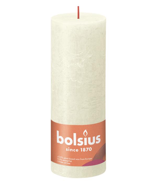 Bolsius Rustik Stumpenkerze Shine, weiche