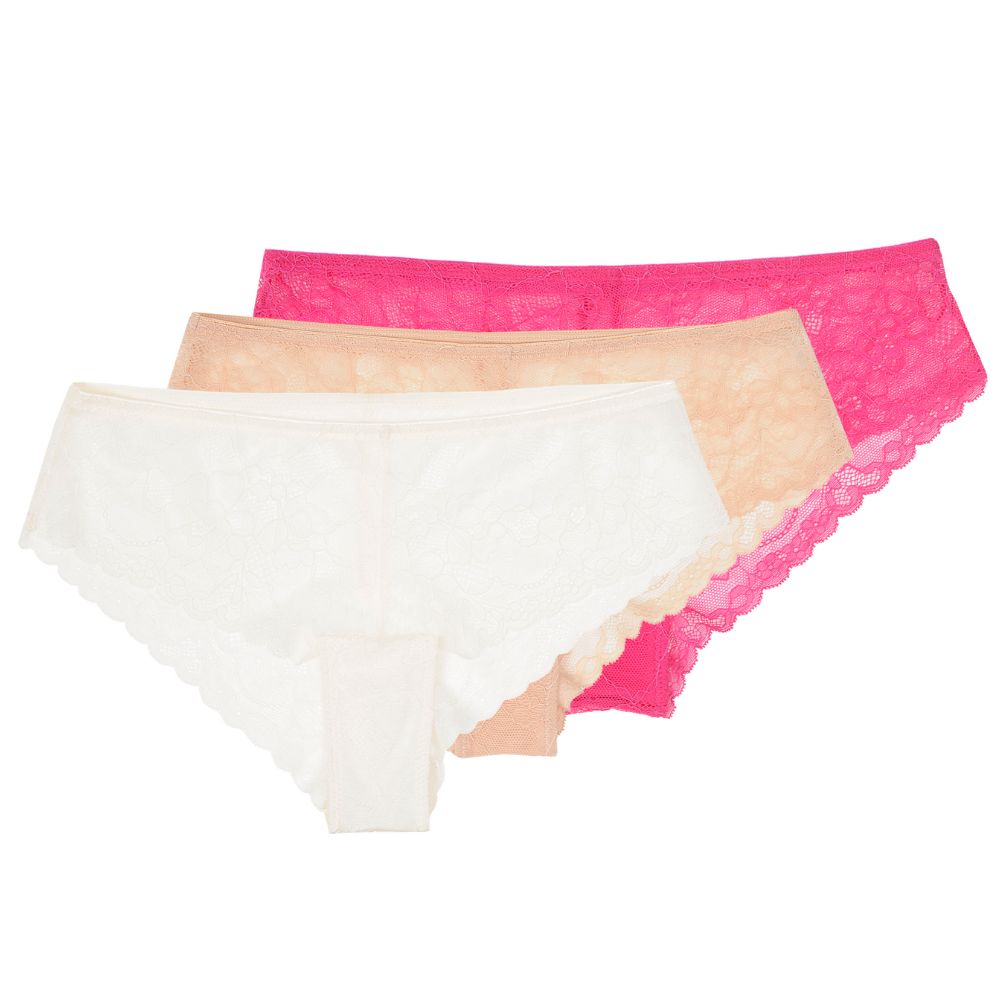 Amber  Dames Lacy brazillian  3-Pack Fuchsia kopen? Goed en goedkoop