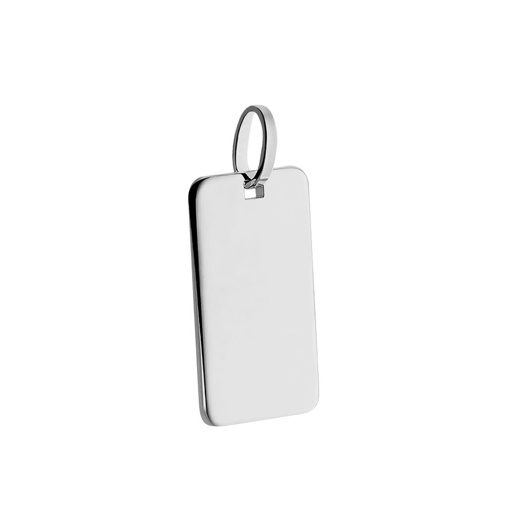 Pendentif Leyel Argent Blanc