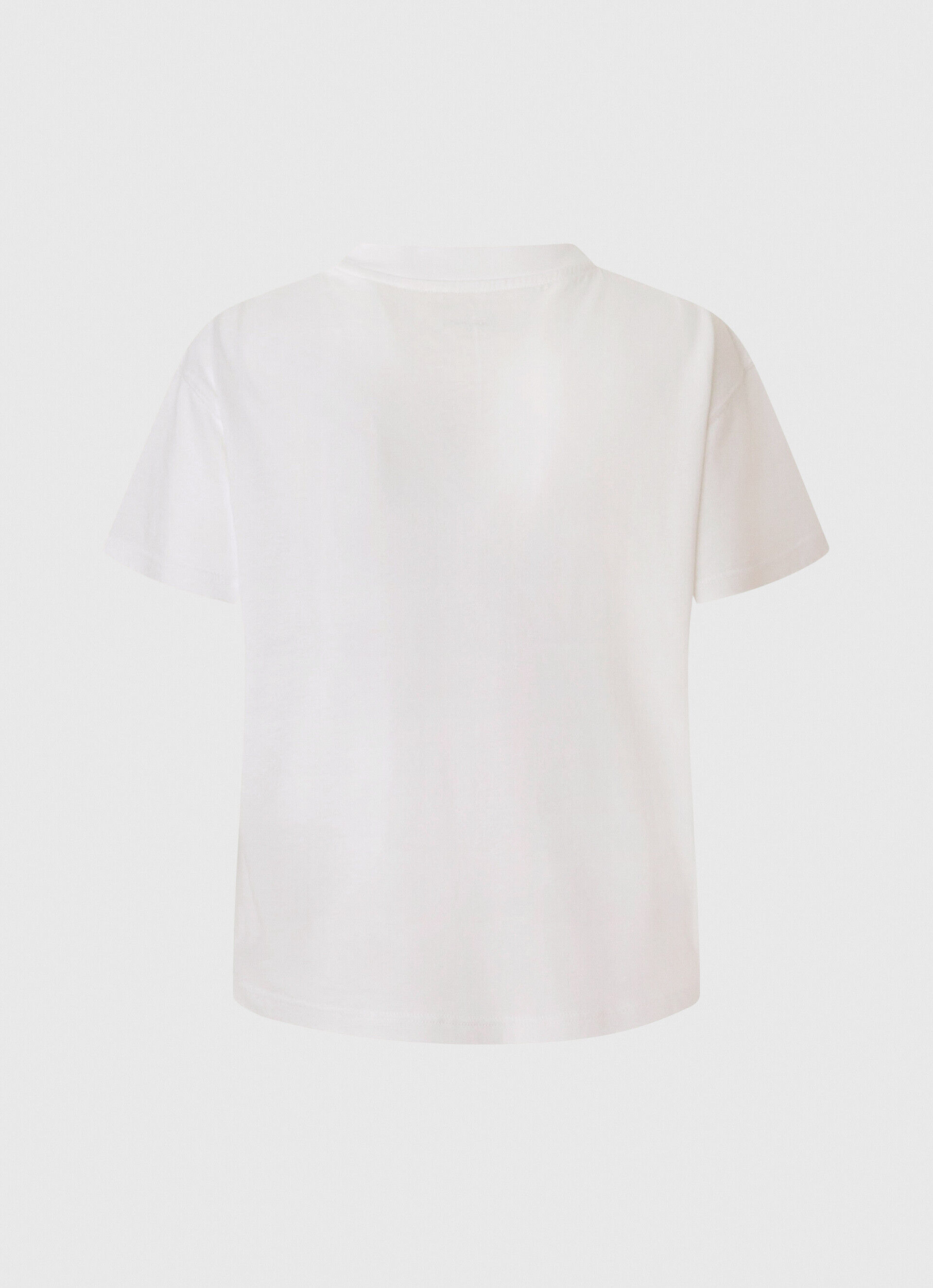 CAMISETA COM LOGOTIPO ESTAMPADO - branca