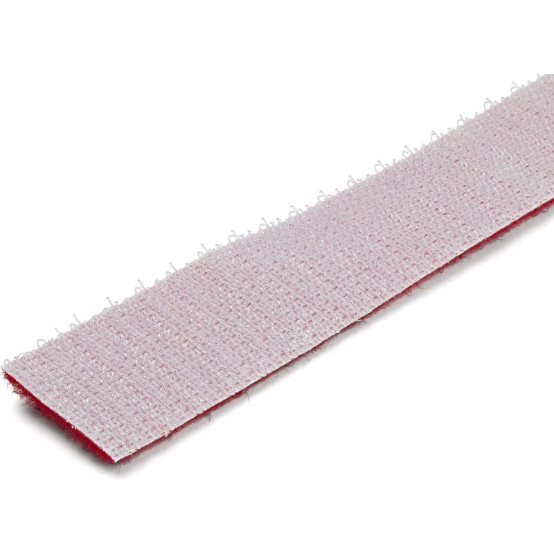 StarTech.com Ruban Auto Agrippant - Rouleau de 30,5 m pour Gestion de Câbles - Ruban Auto-Agrippant - Attaches Câble Ajustables - Sangles de Gestion de Câbles Auto-agrippantes et Réutilisables - Rouge