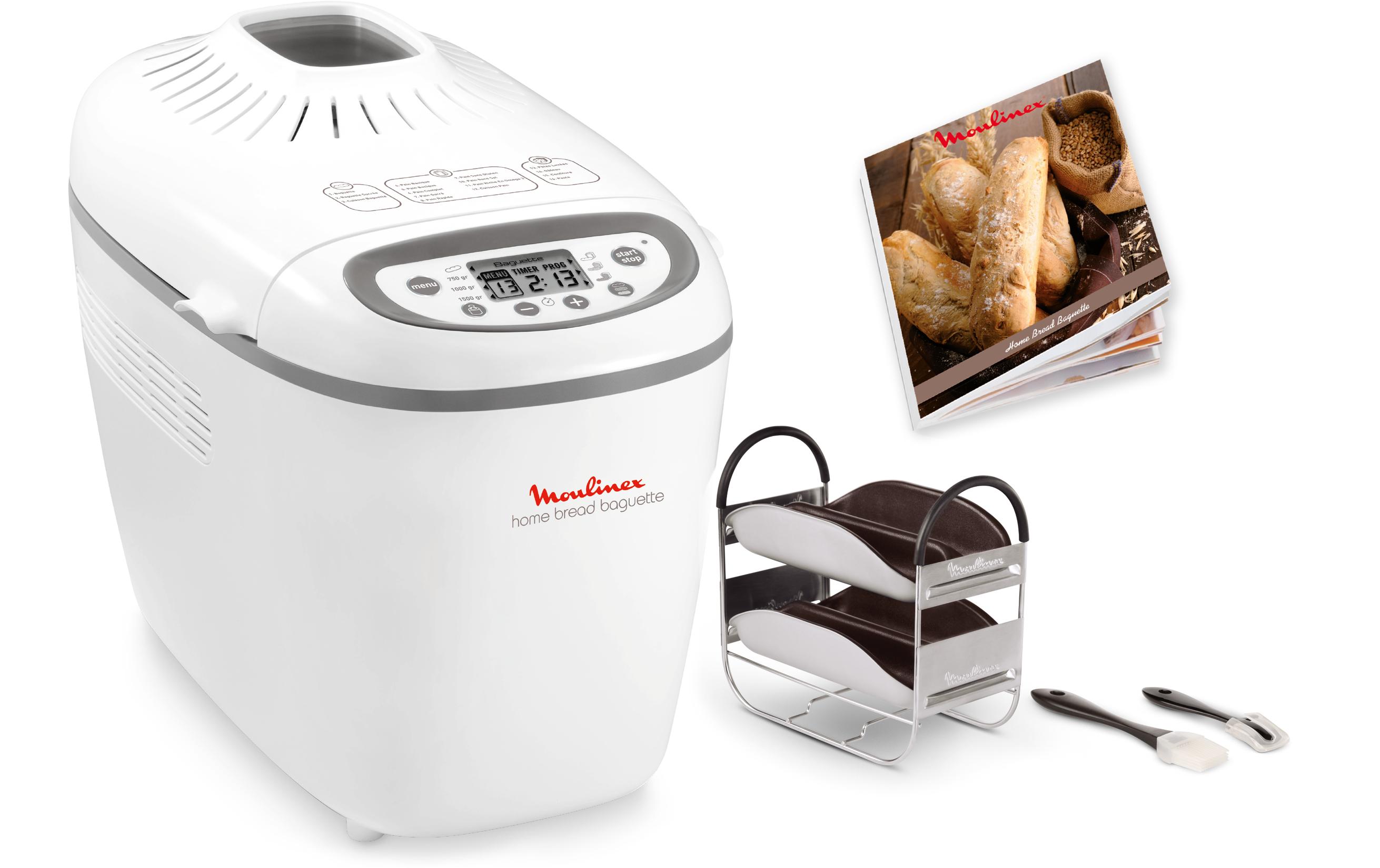 Brotbackmaschine Home Bread Baguette OW6101CH 1500 g<br>Brotbackautomat für Brote mit bis zu 1.5 kg Gewicht
