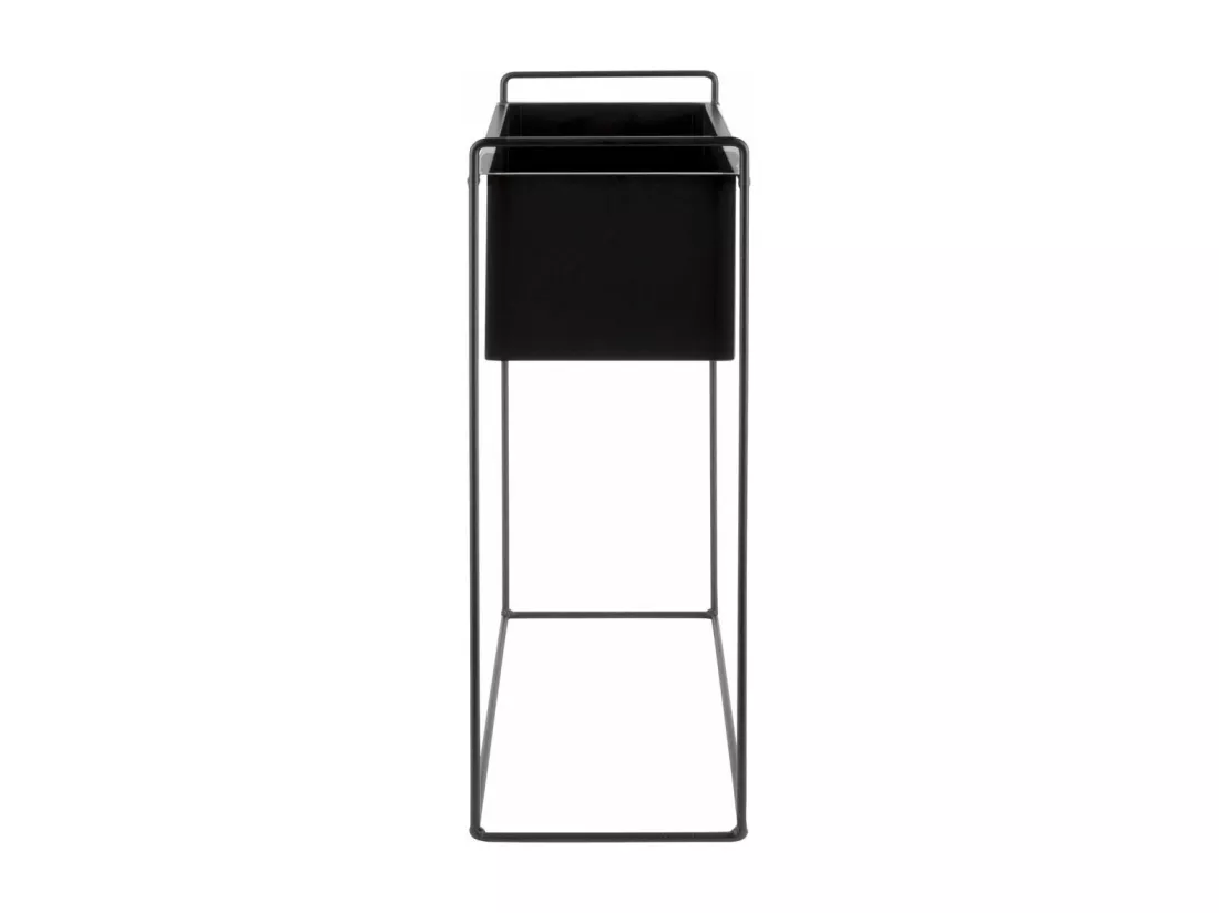Set de 2 supports à plantes rectangulaires en métal Essence