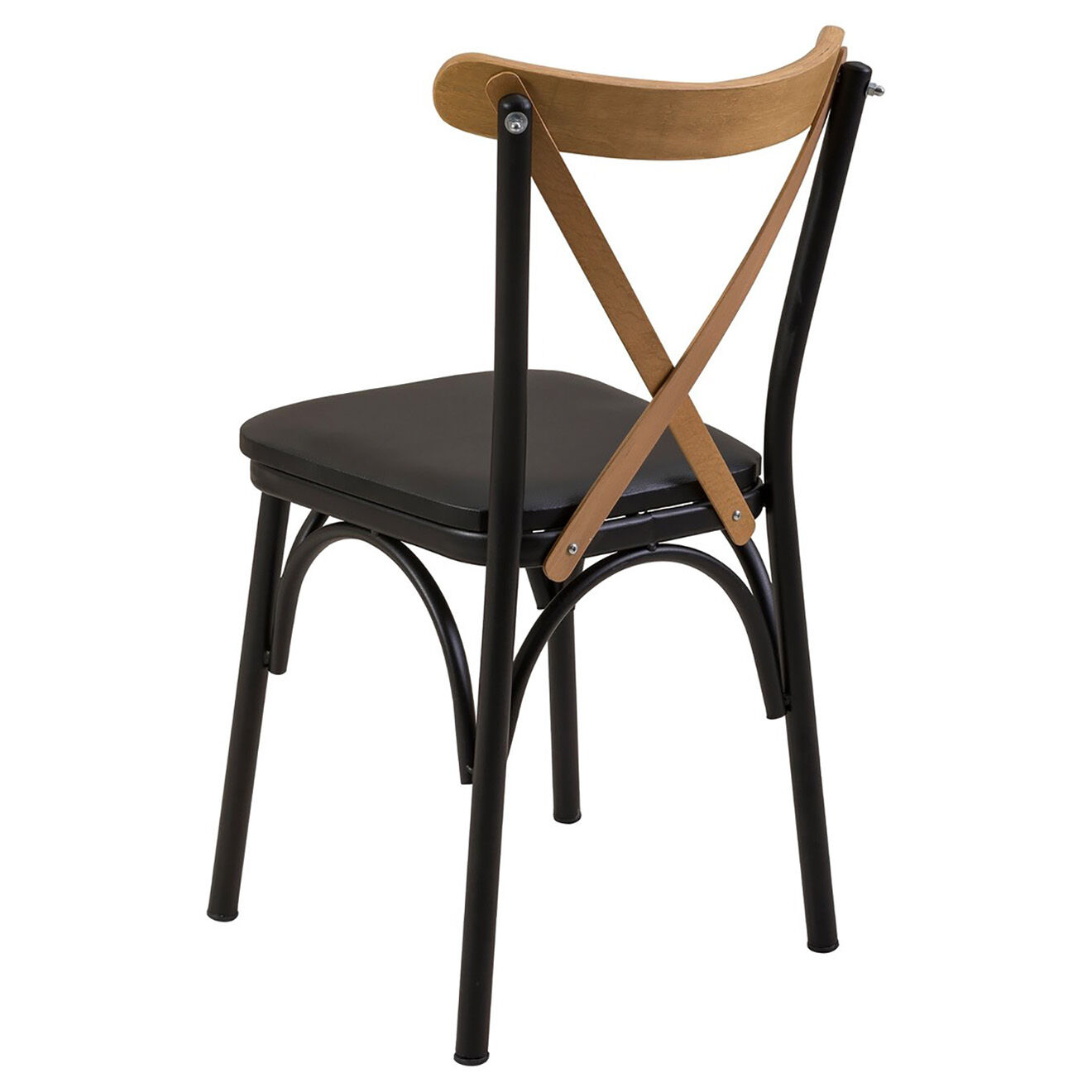 Homitis Table extensible + 2 Chaises Oliver chêne/noir