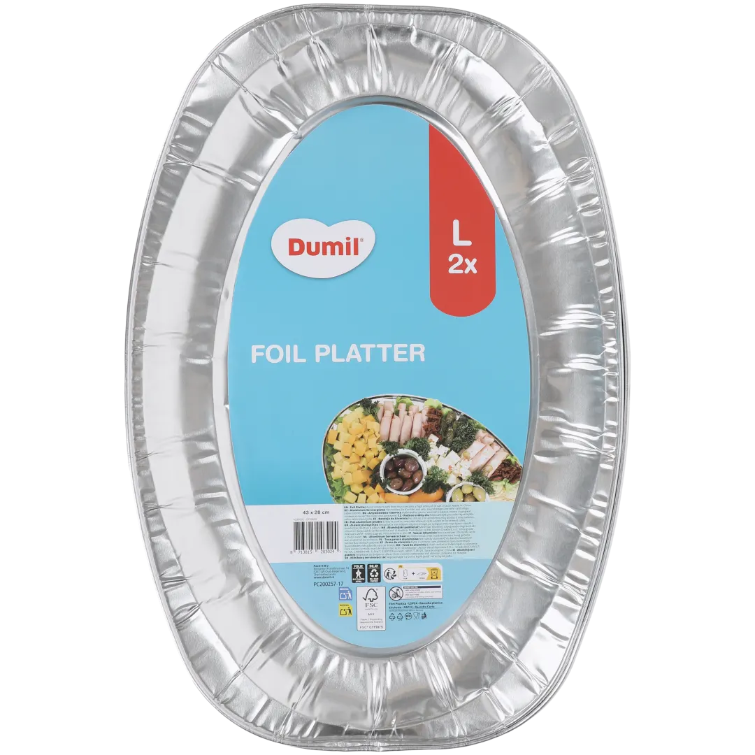 Plateaux jetables en aluminium Dumil