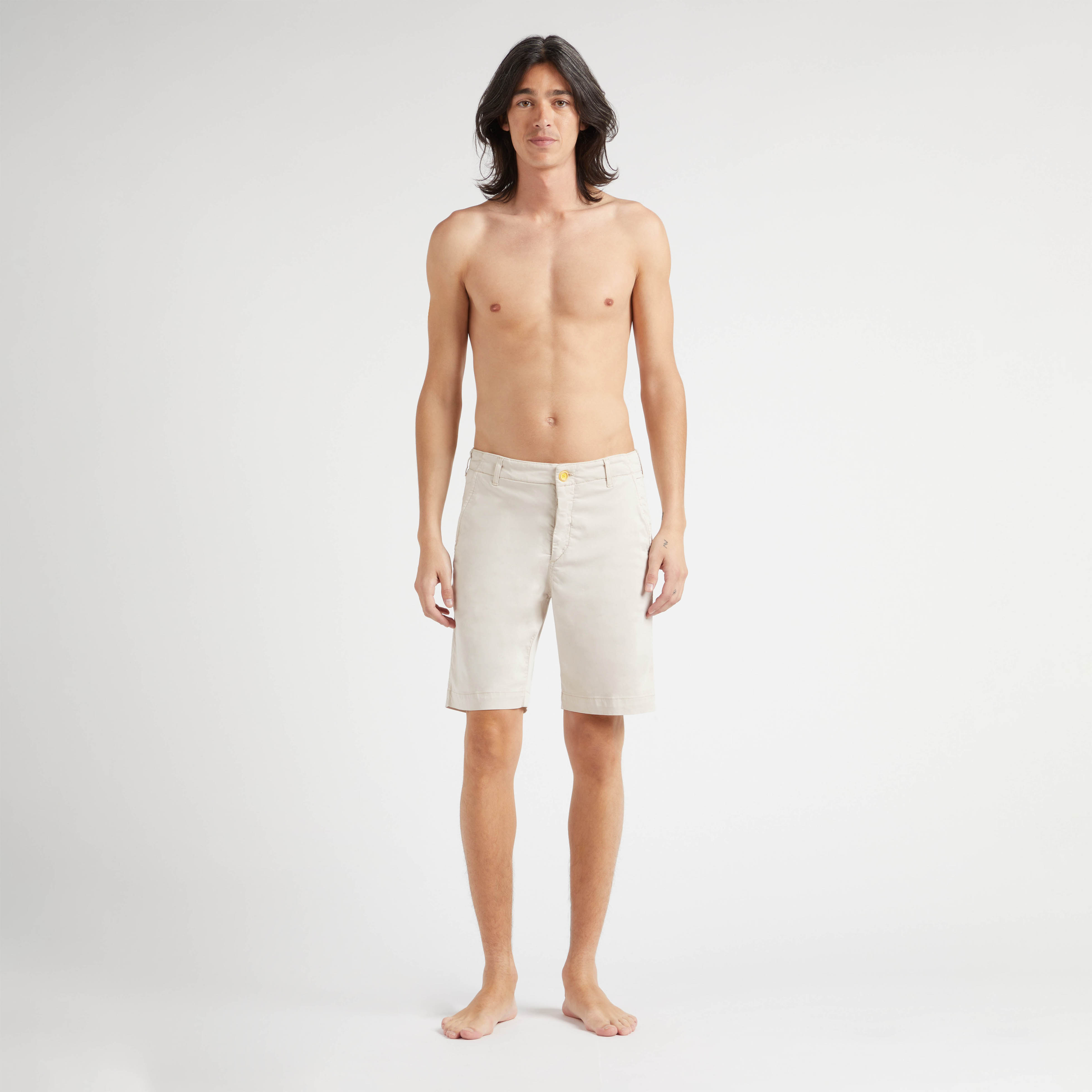 Bermuda en Tencel Homme Uni | Short Homme Vilebrequin