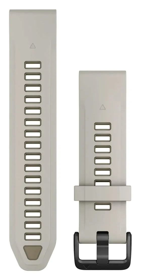 Garmin Quickfit Watch Bands 20mm Fog Gray/dark Sandstone Silicone