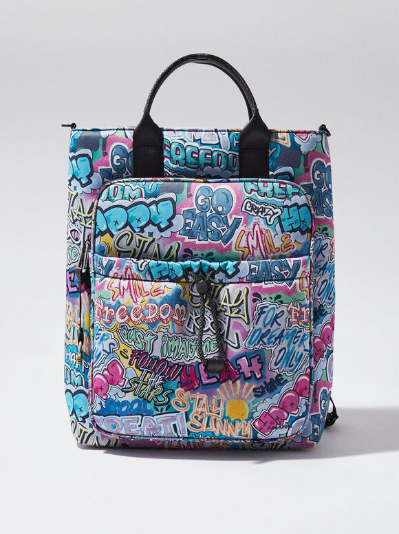 Mochila de neoprene para laptops de 15 polegadas - Azul