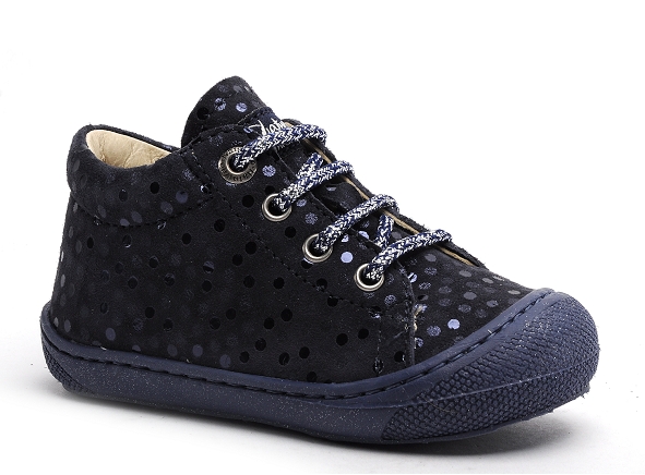 Naturino boots bottine bebe cocoon sh.pois bleu