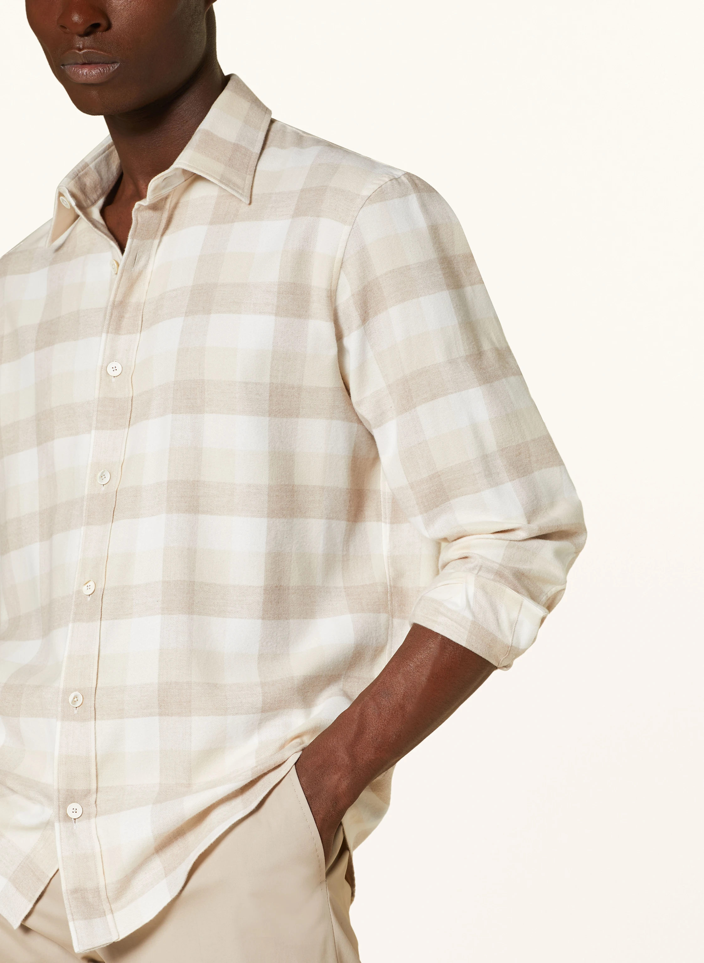 ZEGNA Flanellhemd Regular Fit