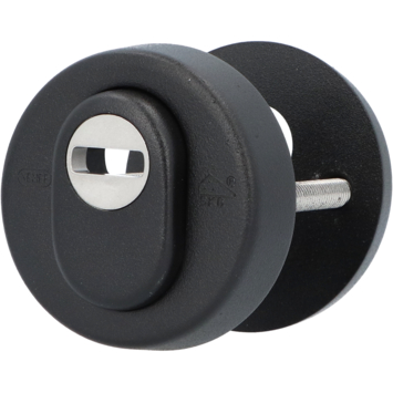 Nemef veiligheidsrozet 3441-II zwart rond 60mm SKG***