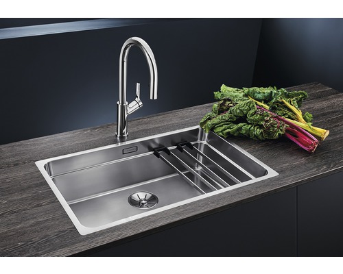 Blanco ETAGON 700-IF spoelbak, 740 x 440 mm, roestvrij staal, satijnen afwerking, 524272