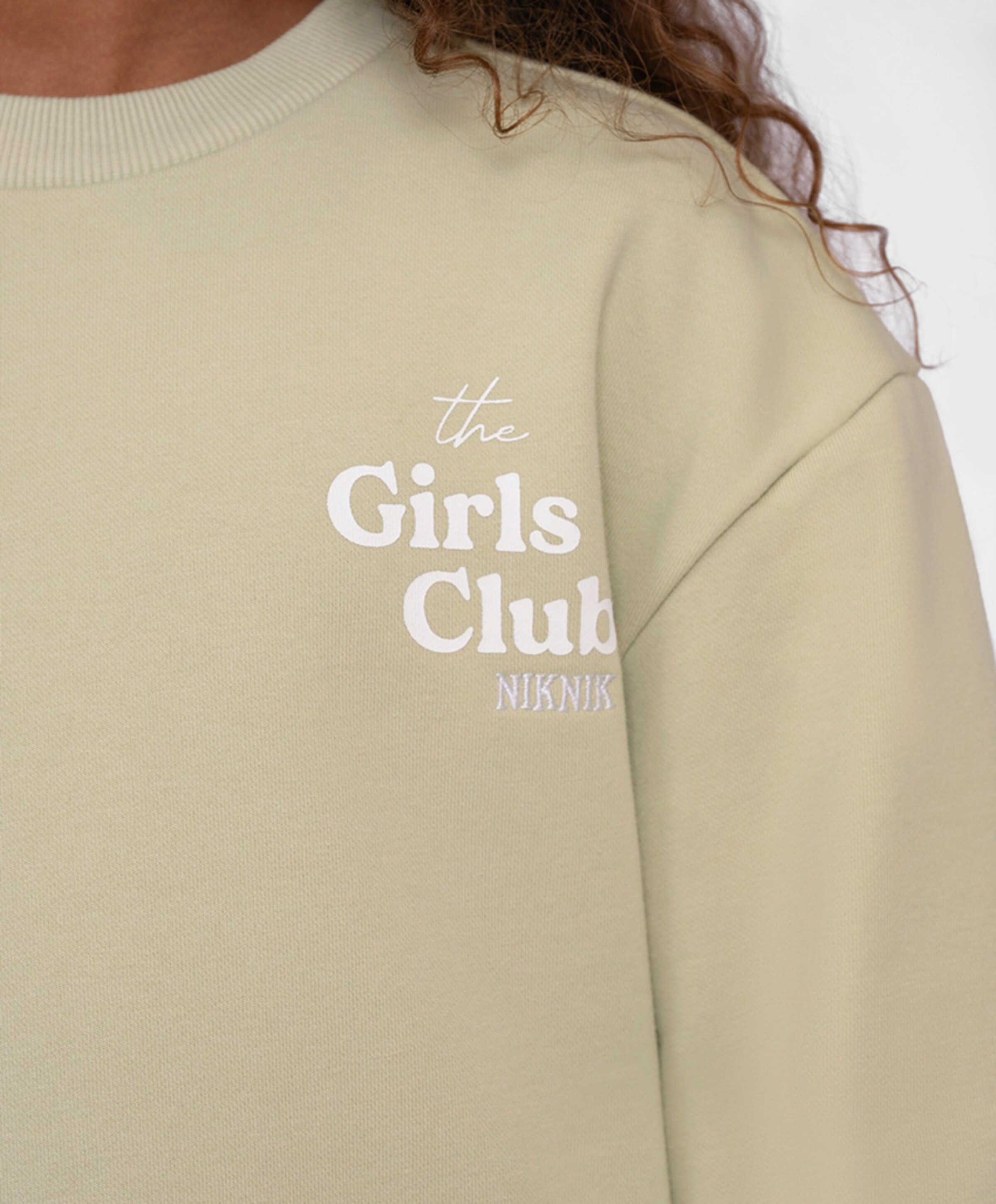 NIK & NIK Meisjes sweater groen