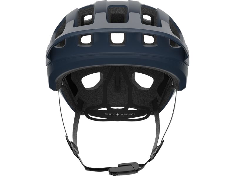 POC Helm Cularis Apatite Dunkelblau Matt/Hydrogen Weiss Mat Velohelm