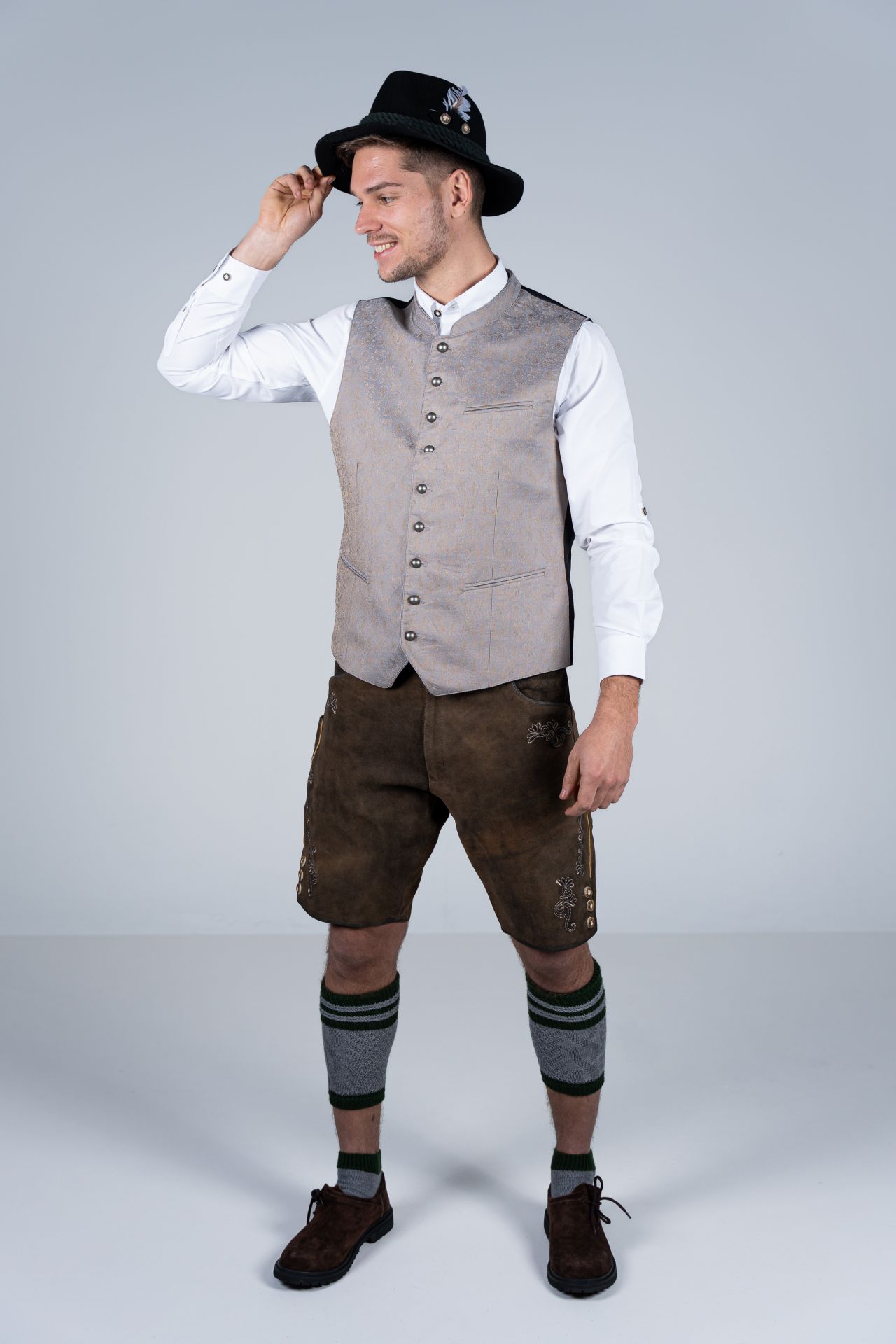 Kurze Wildbock Lederhose Lothar