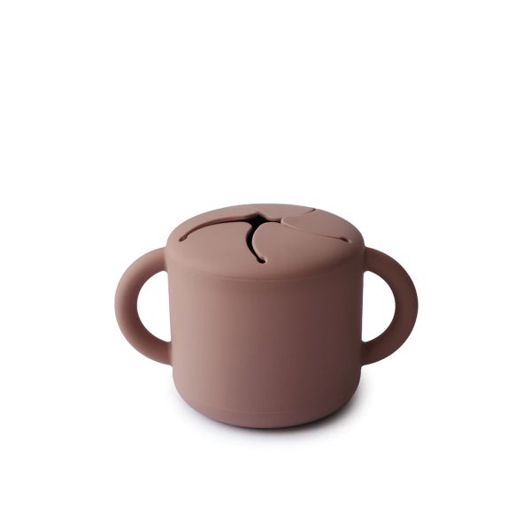 Mushie Dispensador Snack Cup Cloudy Mauve