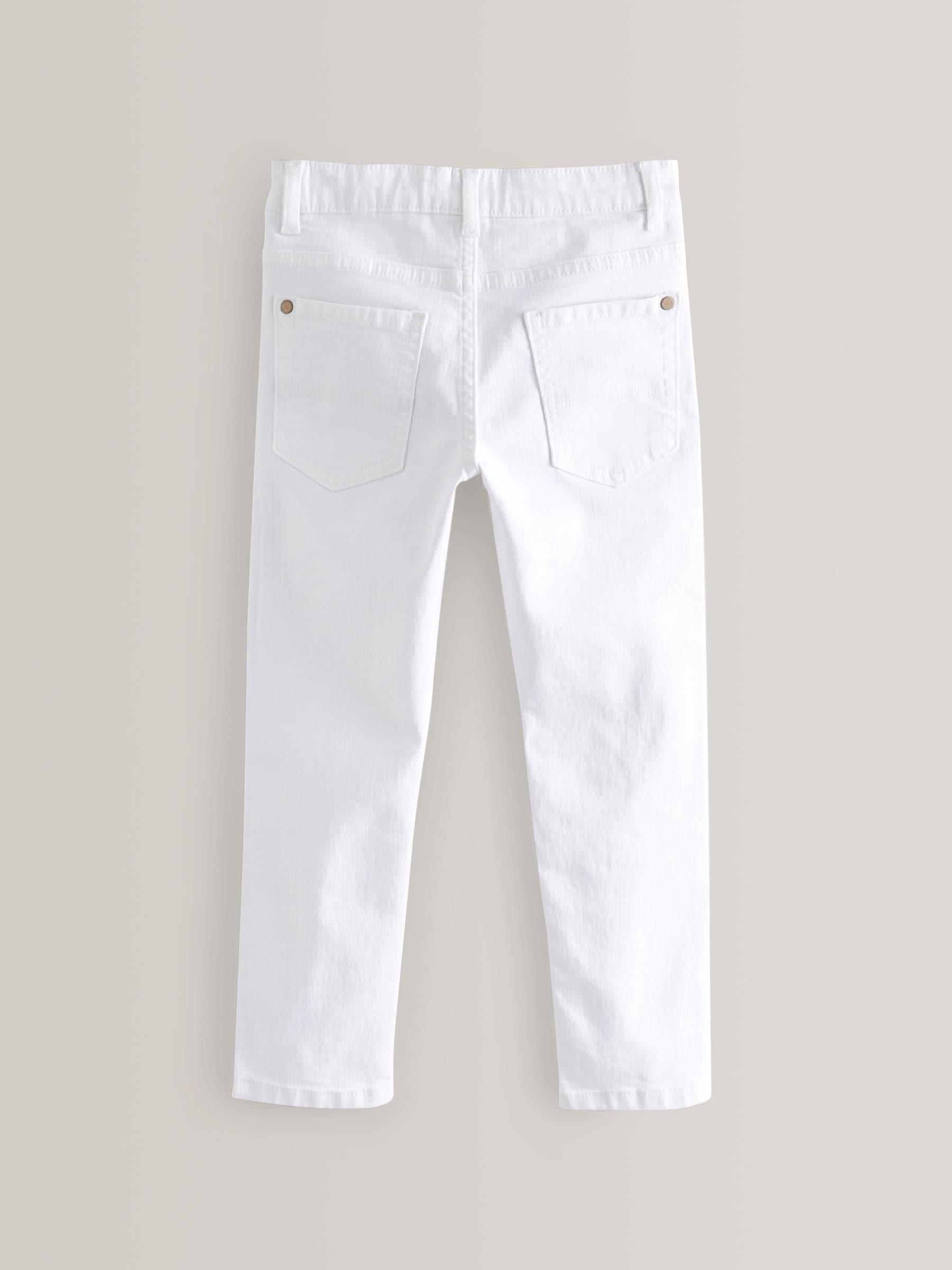Wit - Stretchjeans (3-17jr)