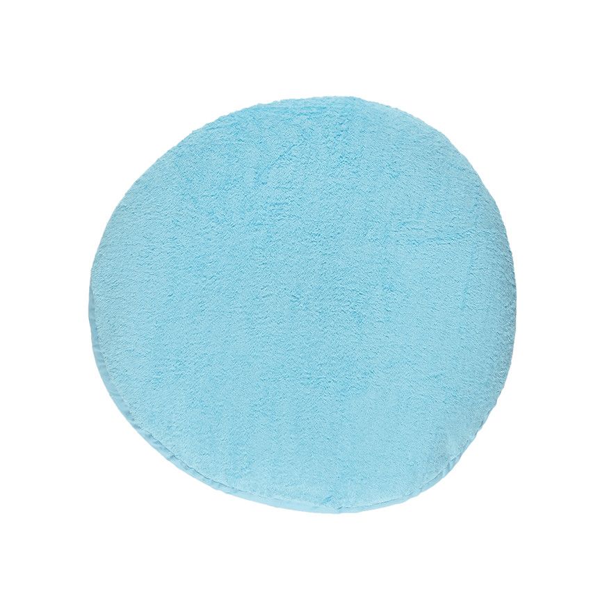 Housse ronde de coussin d'allaitement - Turquoise - Doré