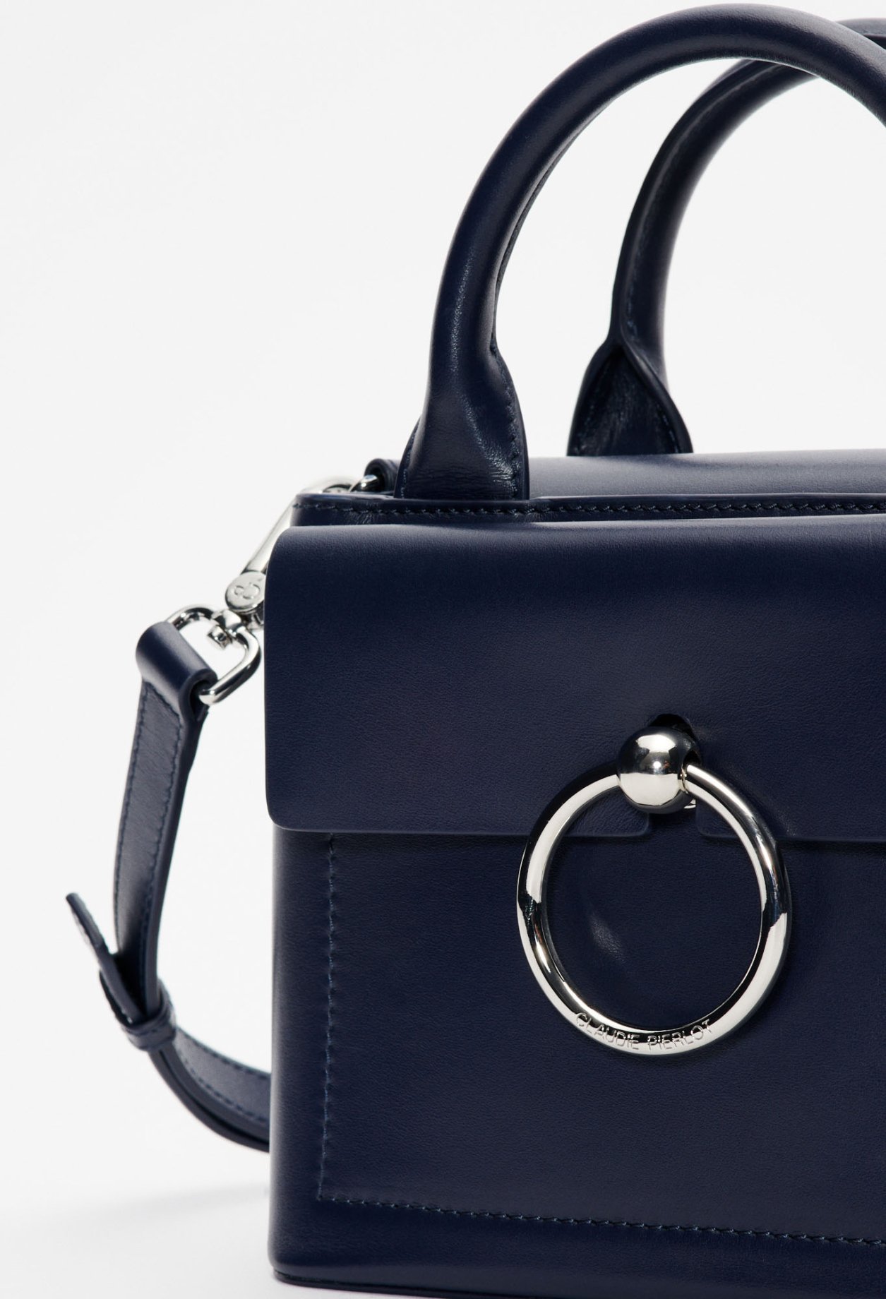 Sac Anouck mini cuir marine