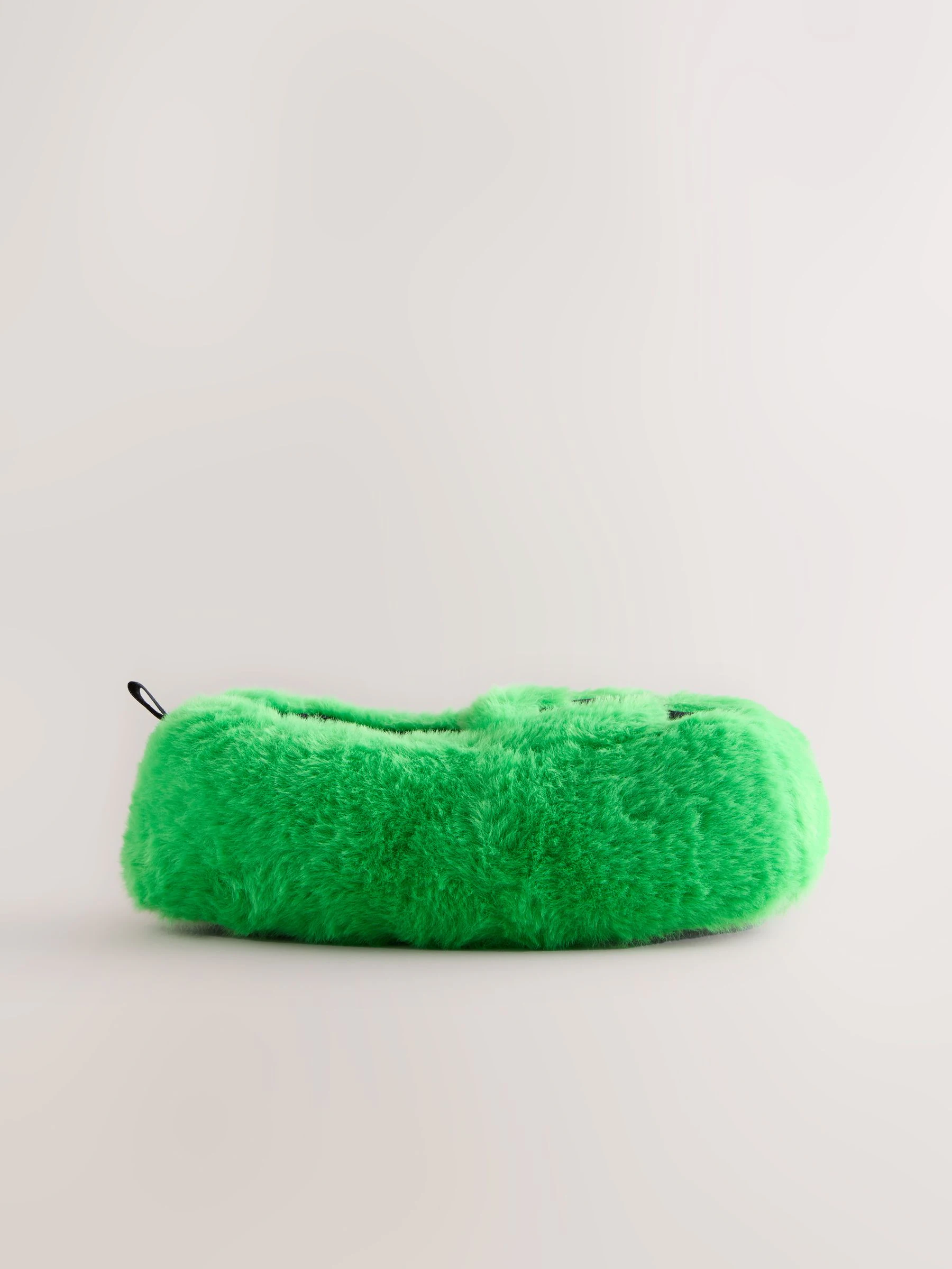 Groen - Minecraft Fluffy Creeper Slippers