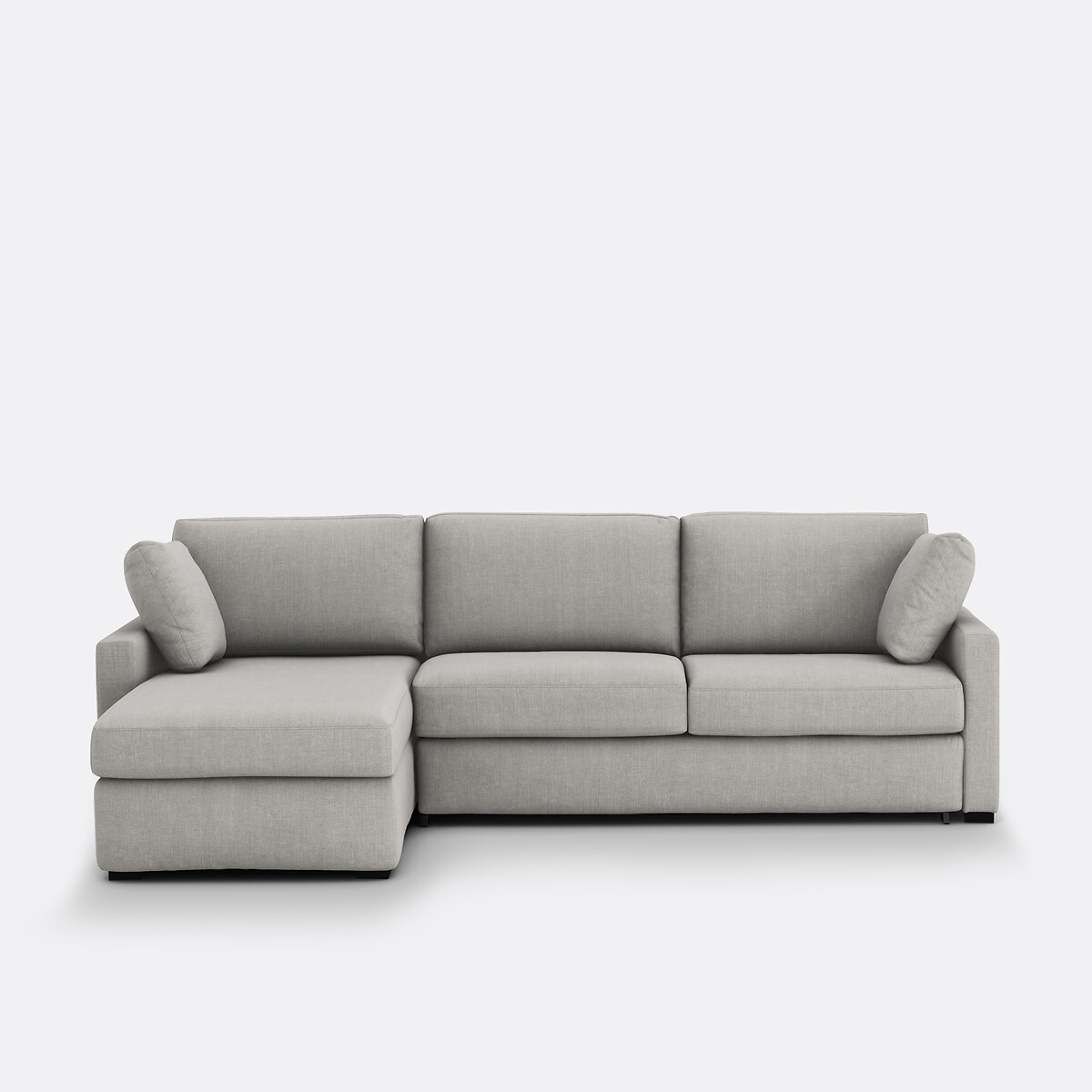 LA REDOUTE INTERIEURS<br>Sofá cama de canto algodão/linho, Bultex, Timor