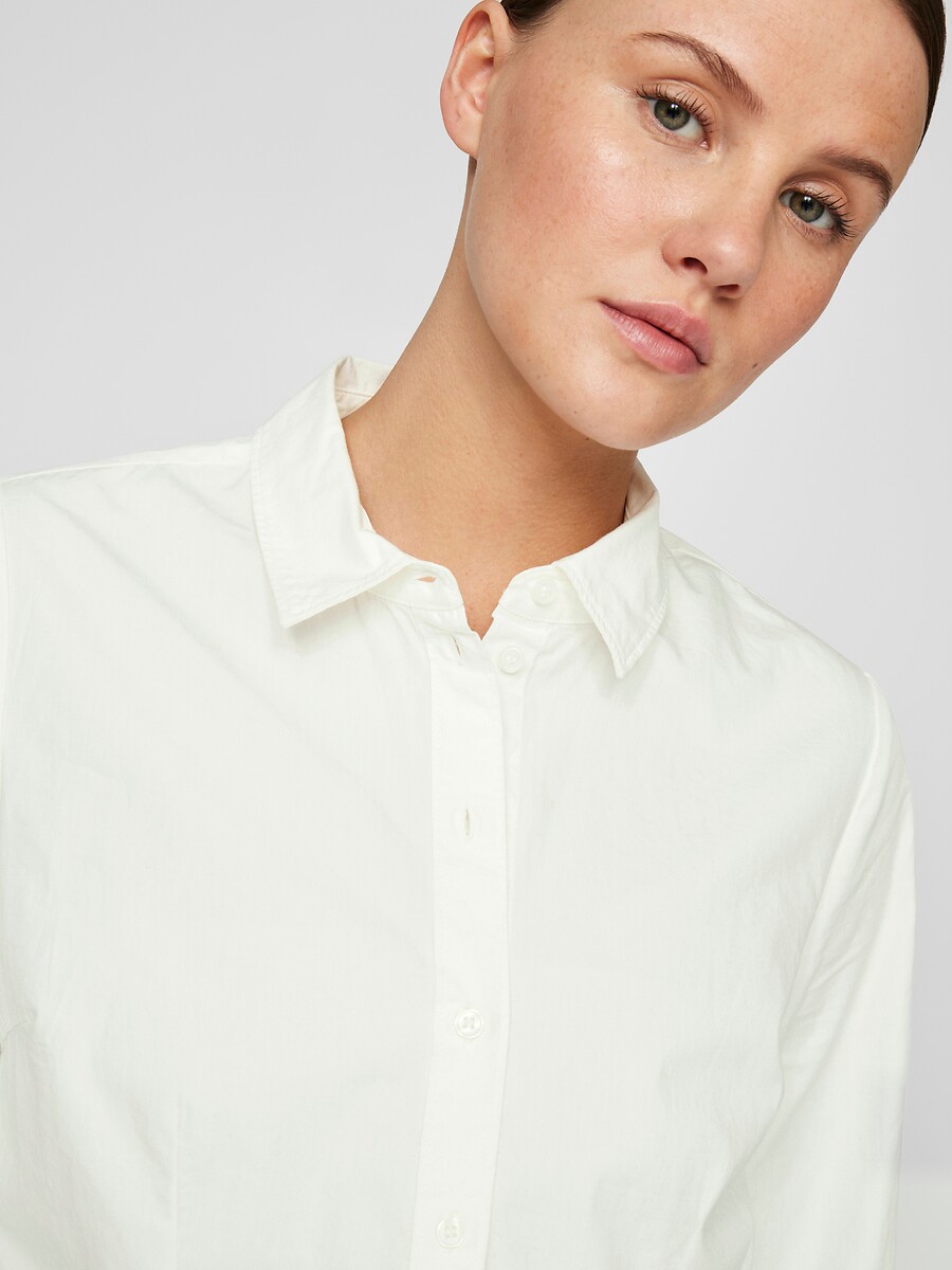 VILA<br>Camisa de manga comprida ajustada