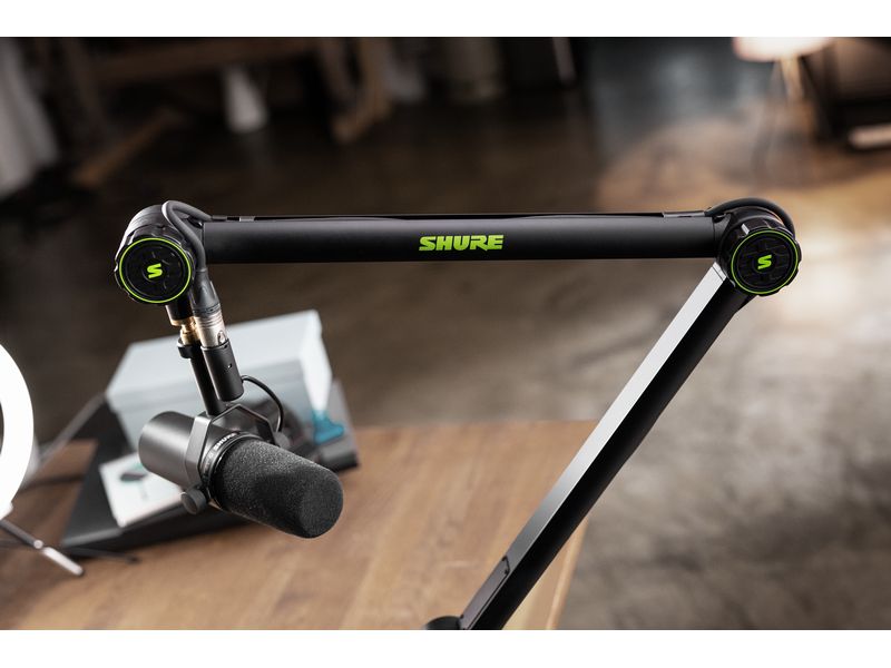 Gator Gelenkarmstativ Shure Deluxe für Tischmikrofone Podcast-Boom-Gelenkmikrofonständer