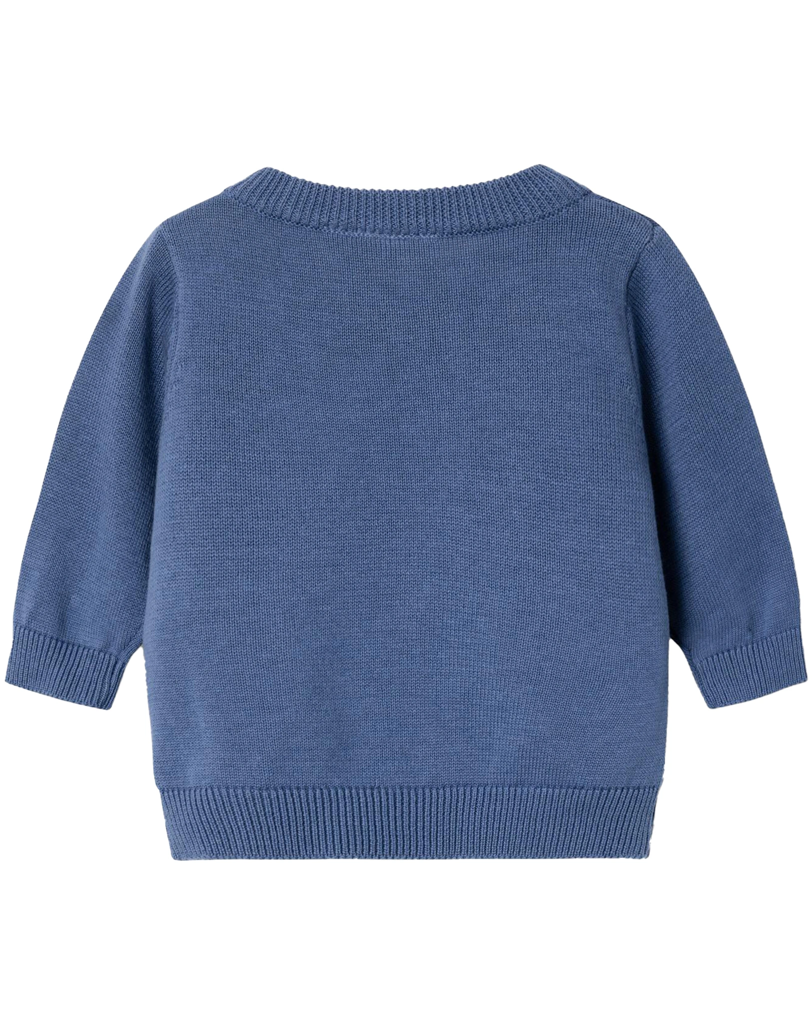 Strickpullover NBMSENIS POLAR BEAR in bijou blue