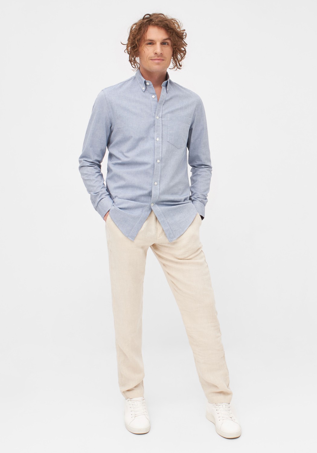 Givn Berlin Leinenhose GBEric Trousers Beige