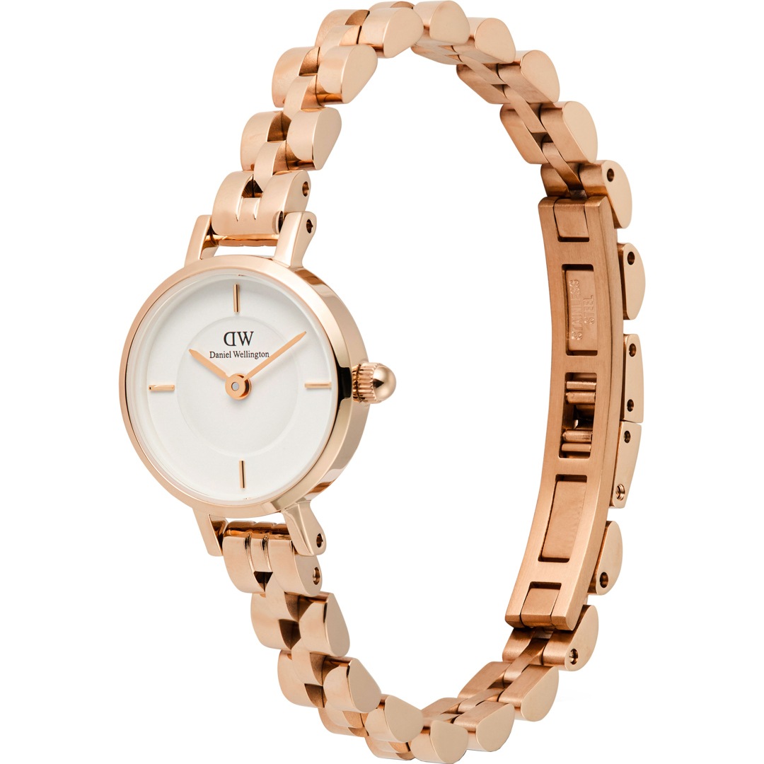 Daniel Wellington Petite Mini Arch 3-link White Rose