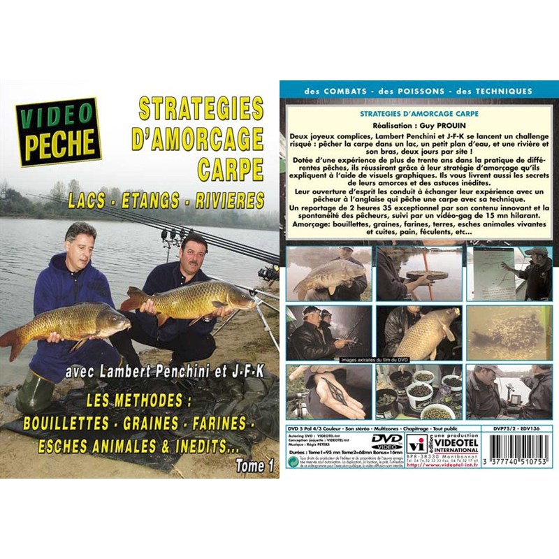 Dvd - Strategies D'amorçage Carpe