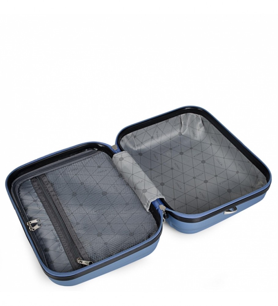 Nécessaire ITACA T71535 Azul - 33x26x14 cm -