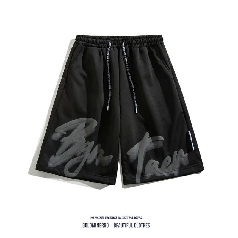 Yelmenor - Shorts met trekkoord en letters